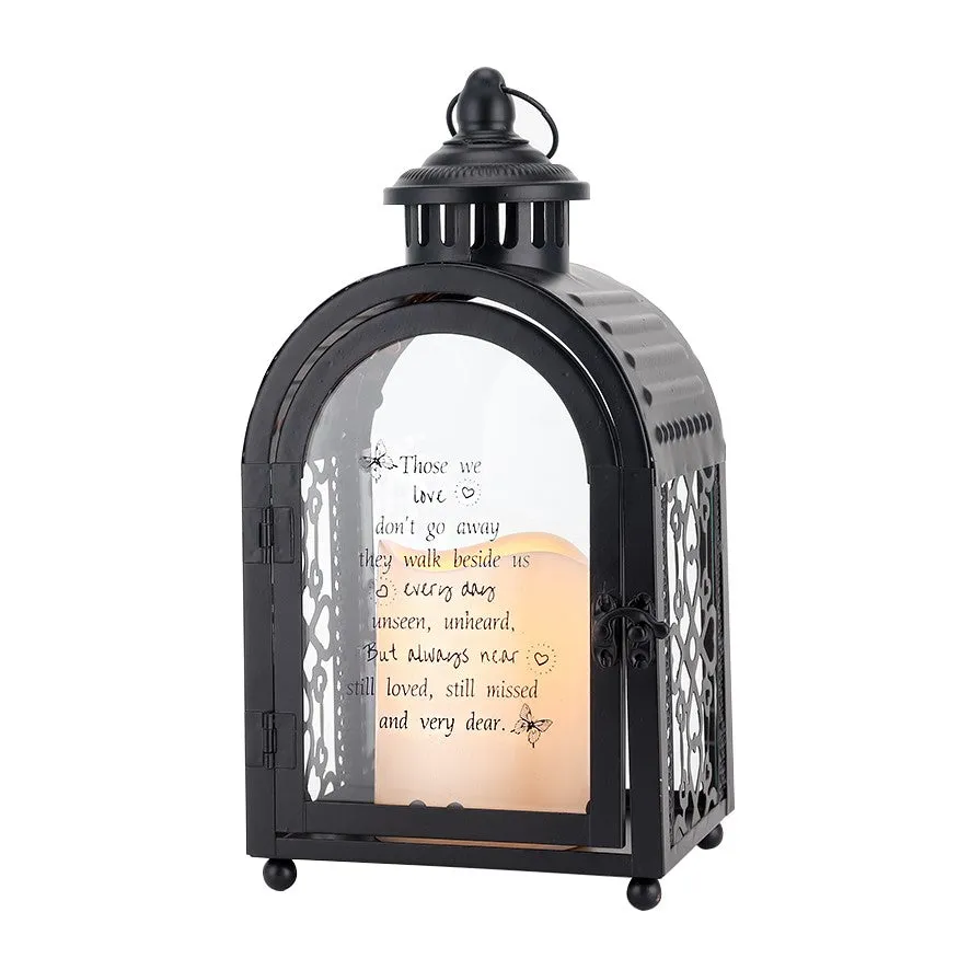 11''High Remembrance Lantern with Memorial Poem Bereavement Sympathy Gift Memorial Lantern