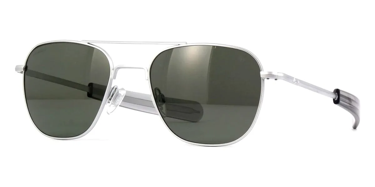 American Optical Original Pilot C4 BT SM GNG-P Matte Silver Polarised - As Seen On Johnny Depp