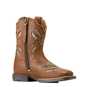 Ariat Children Girl's Round Up Bliss Sassy Brown Western Boot 10046883