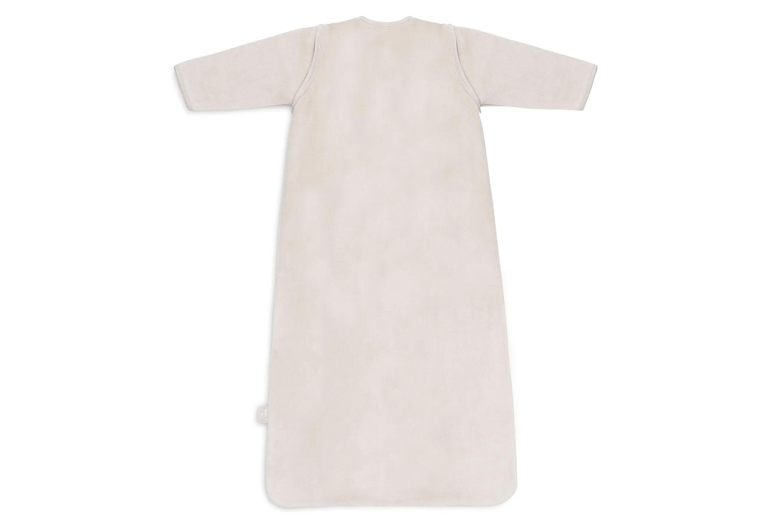 Baby Sleeping Bag with Removable Sleeves 110cm Velvet - Nougat