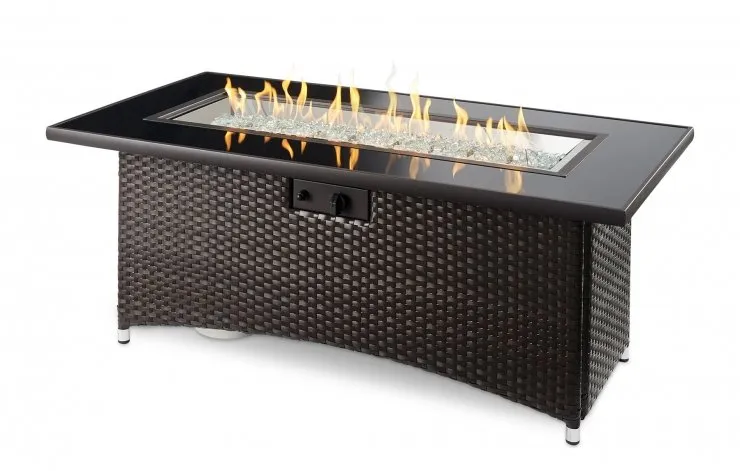 Balsam Montego Linear Gas Fire Pit Table