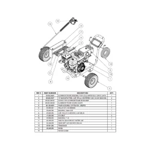 BE B4013HABG Belt Drive Pressure Washers Replacement Parts