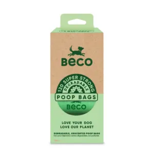 Beco - Degradable Dog Poop Bags - 120 (unscented)