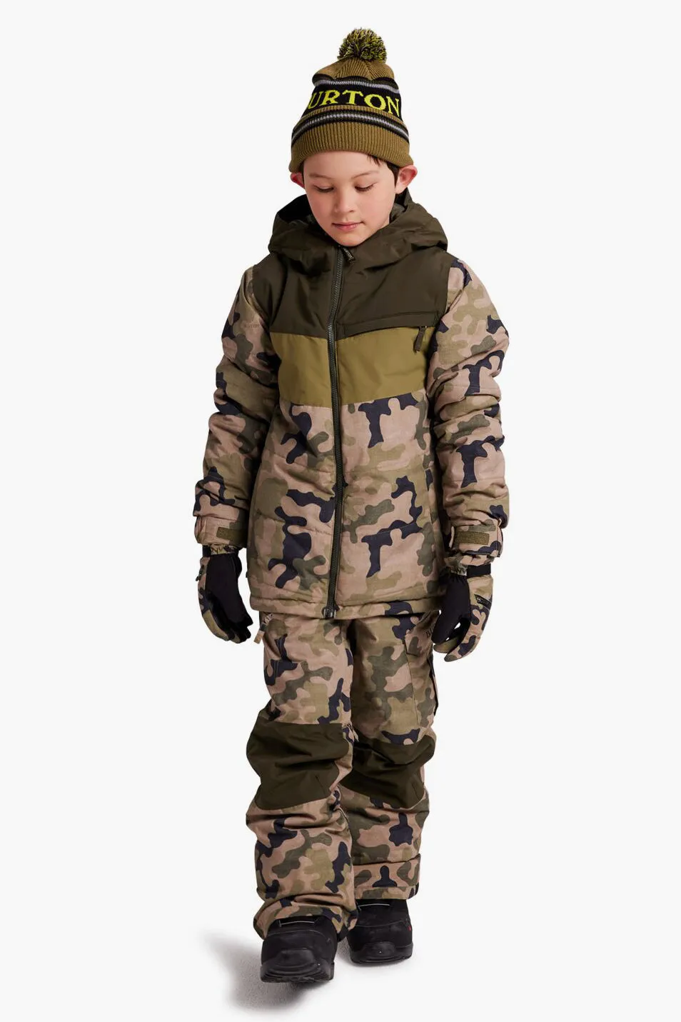 Burton Kids Exile Cargo Pant - Olive Camo