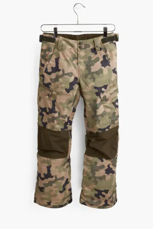 Burton Kids Exile Cargo Pant - Olive Camo