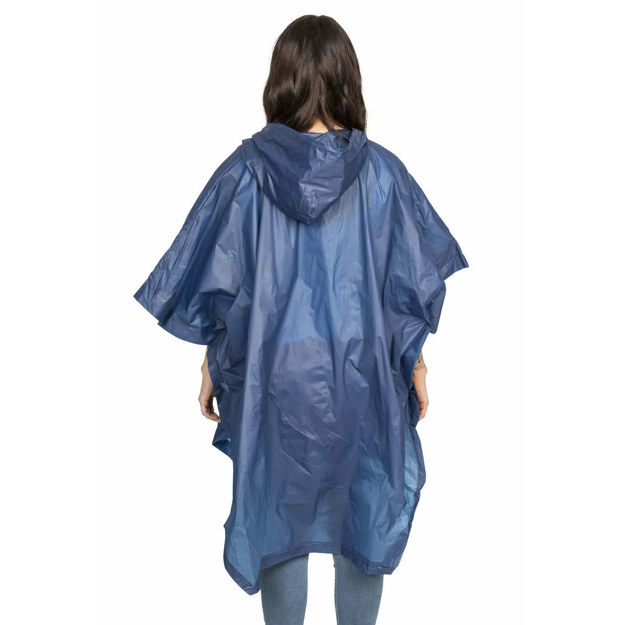 Canopy Unisex Blue Packaway Poncho