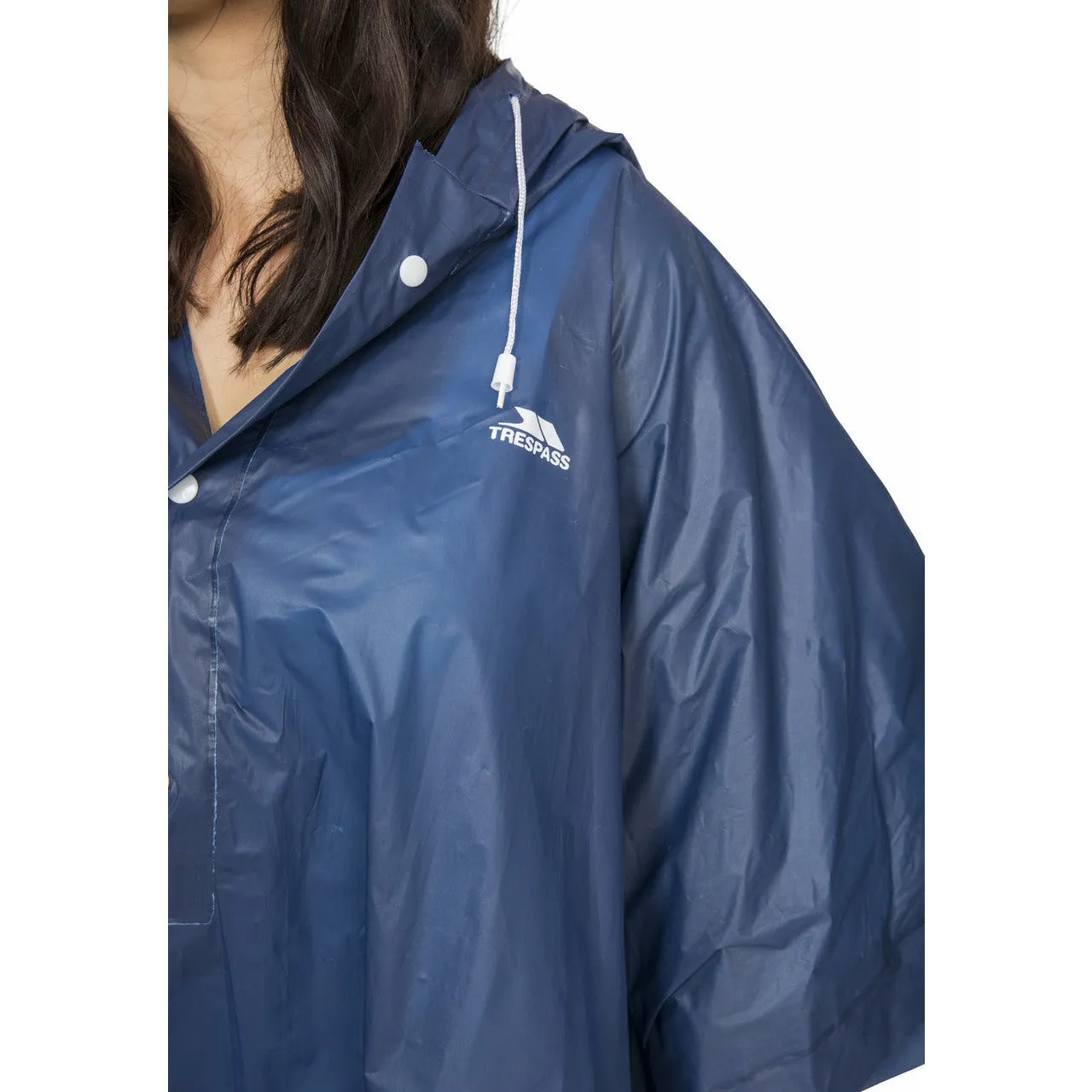 Canopy Unisex Blue Packaway Poncho