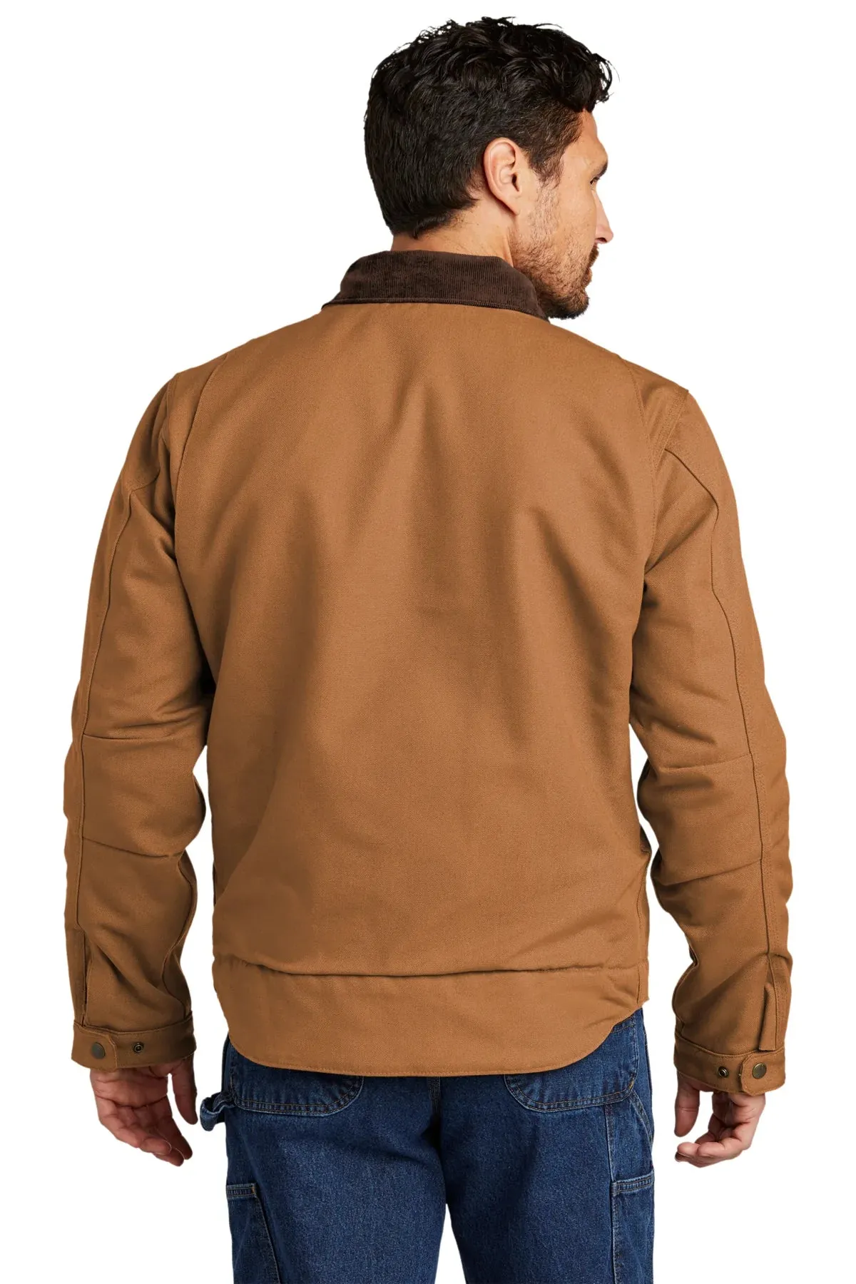 Carhartt Tall Duck Detroit Branded Jackets, Carhartt Brown