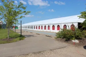 Clearspan Tent, 18M X 70M French Window