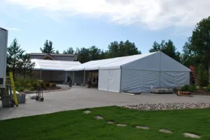 Clearspan Tent, 9M X 10M Plain Walls