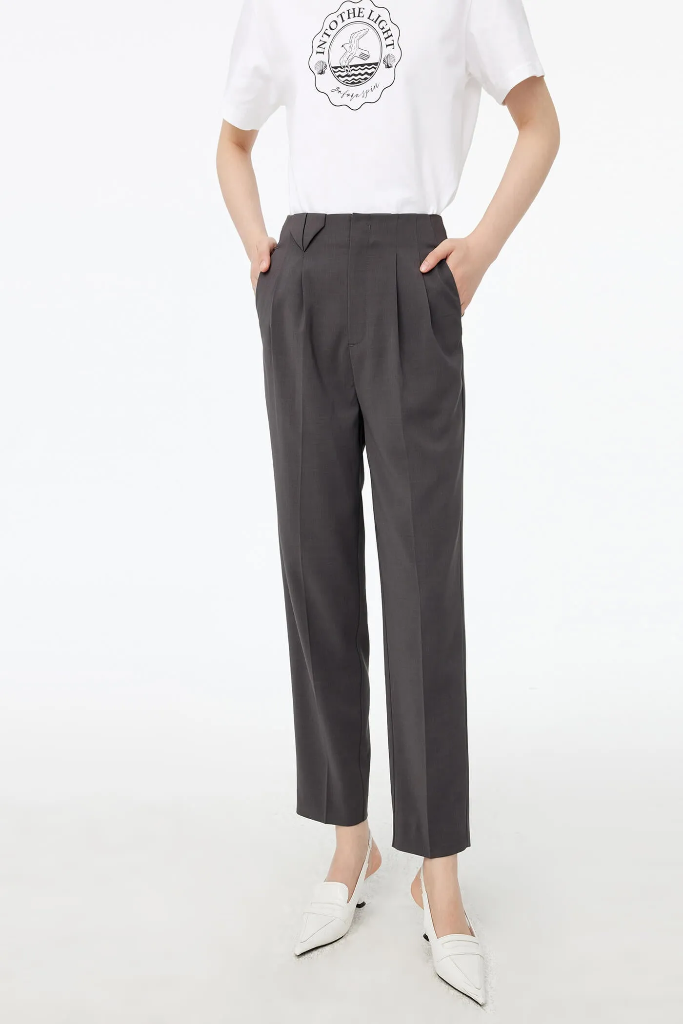 Comfy Nine-Point Suit Pants