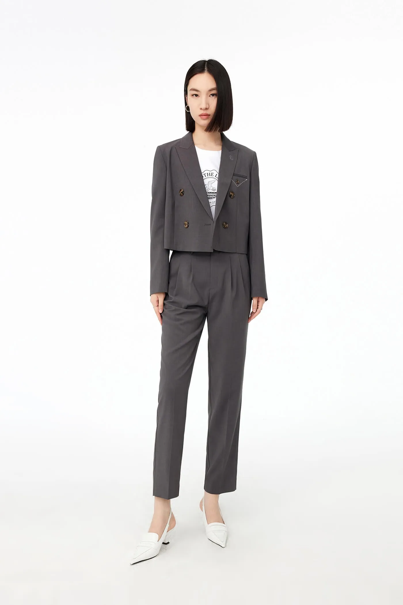 Comfy Nine-Point Suit Pants