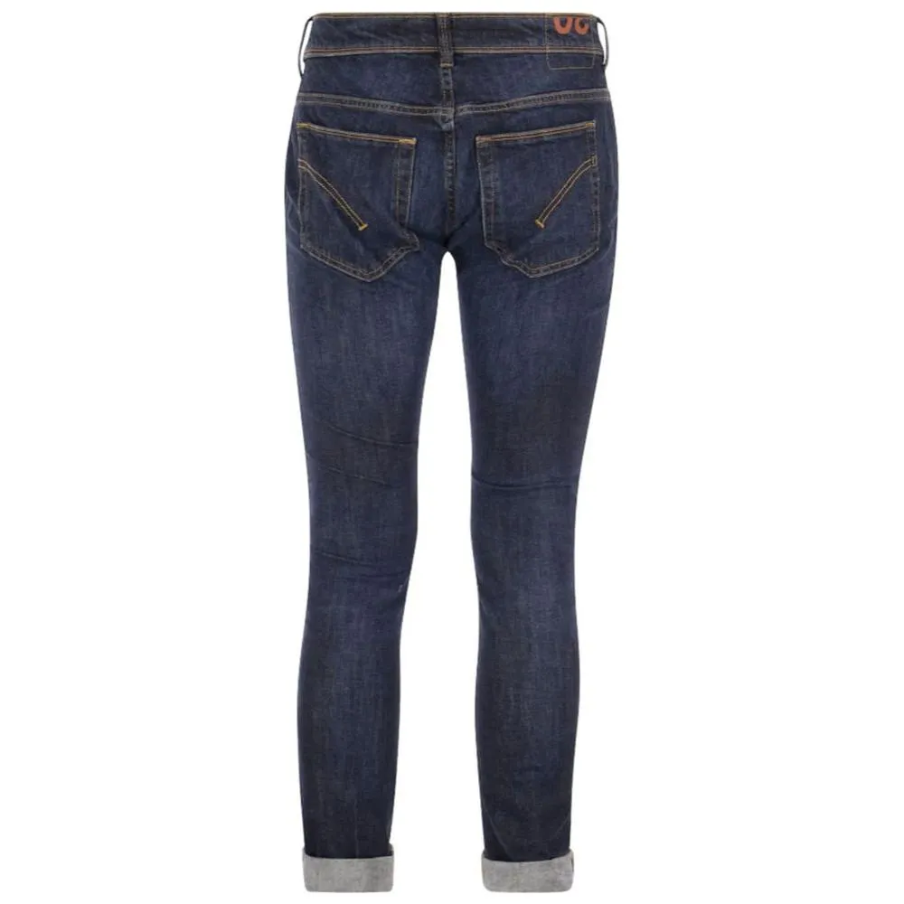 Dondup Sleek Skinny Fit Dark Blue Jeans