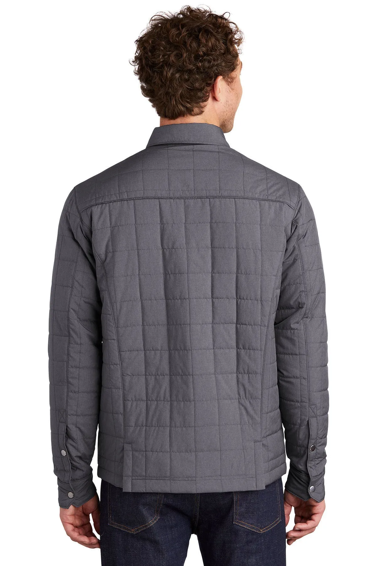 Eddie Bauer Branded Shirt Jackets, Charcoal Grey Heather