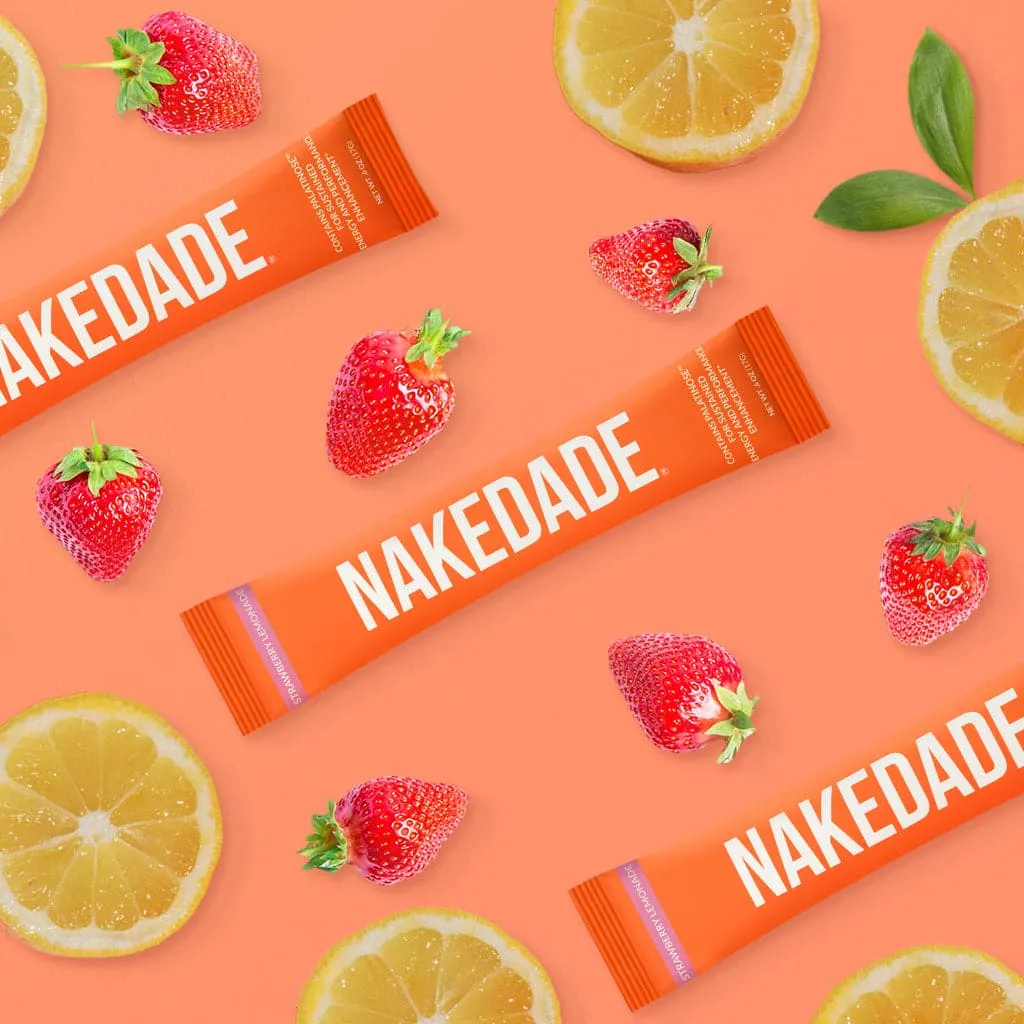 Electrolytes Powder Packets - Strawberry Lemonade | Nakedade