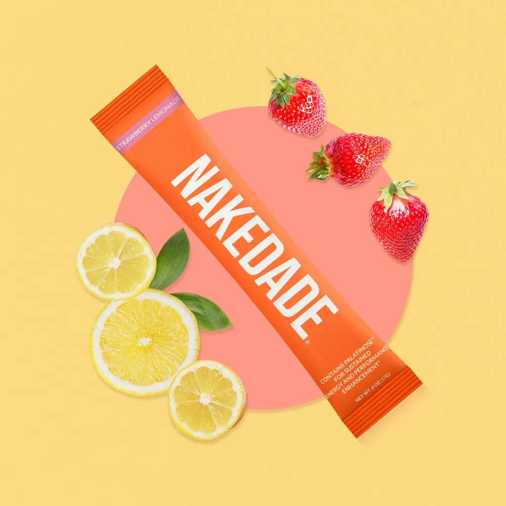 Electrolytes Powder Packets - Strawberry Lemonade | Nakedade