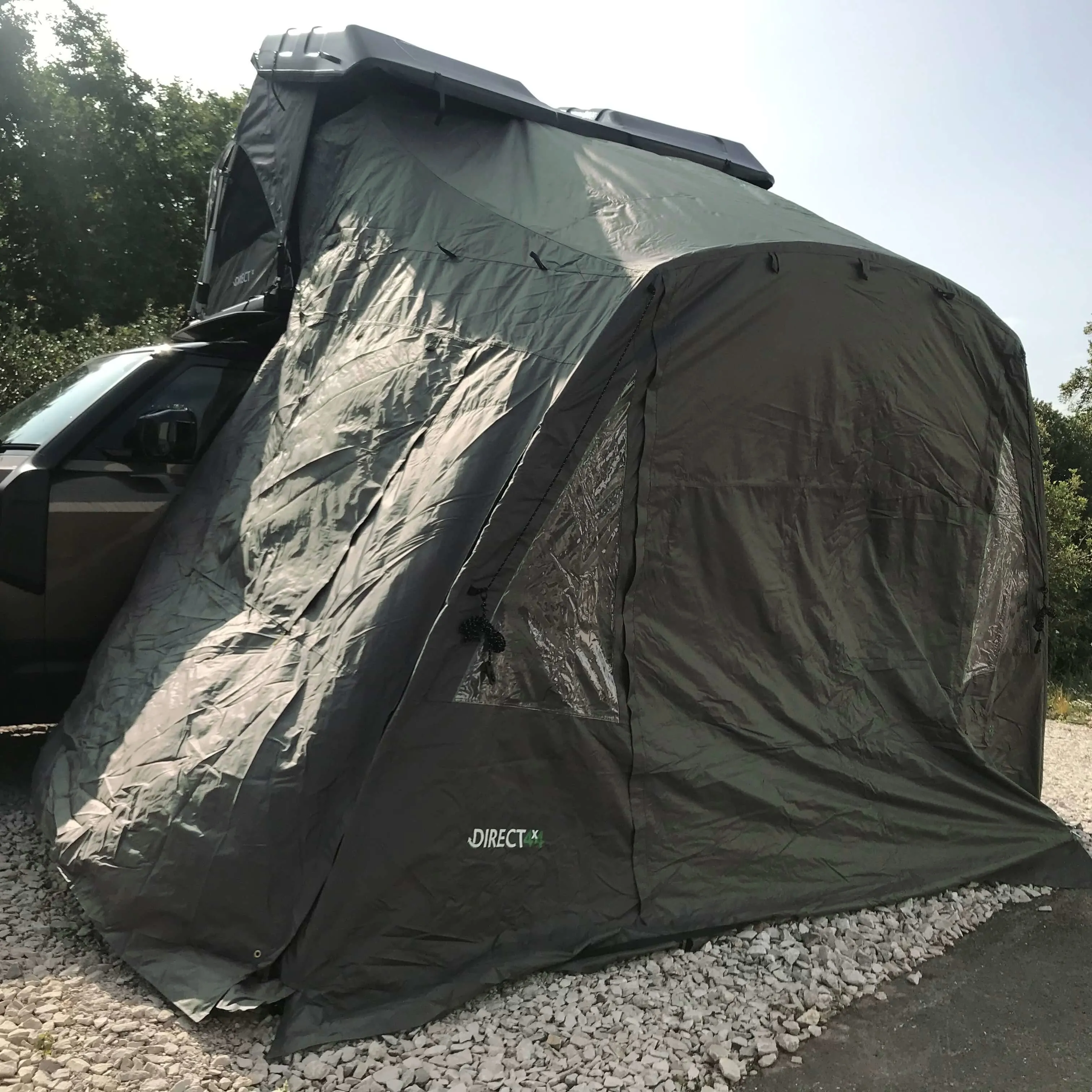 Forest Green Annex Room Addon for Direct4x4 Pathseeker Roof Top Tent