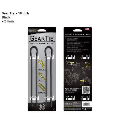 Gear Tie 18in - Black