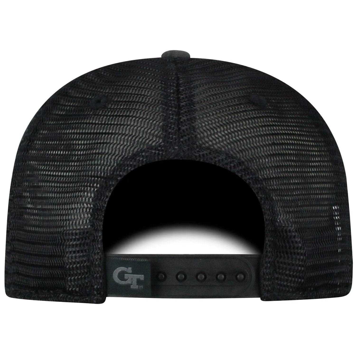 Georgia Tech Yellow Jackets TOW Black "Land" Mesh Adj. Relax Hat Cap