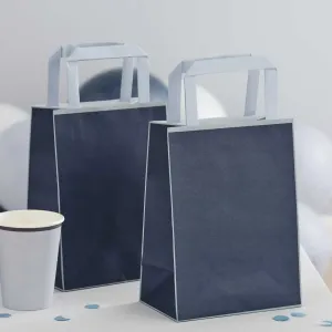 Ginger Ray Navy Blue Paper Party Bags - 5 Pkt