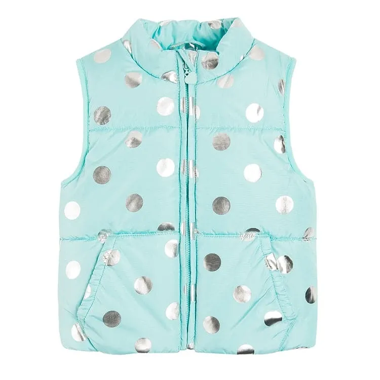 Girls Jacket Turquoise Vest