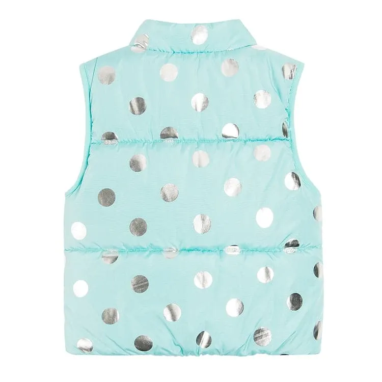 Girls Jacket Turquoise Vest