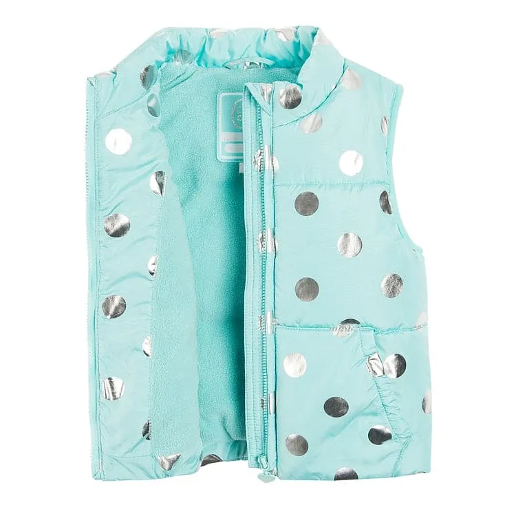 Girls Jacket Turquoise Vest