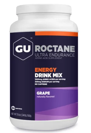 Gu Roctane Energy & Hydration Drink Mix- Grape (No Caffeine)