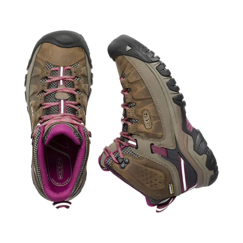 Keen Targhee III Mid Women's Waterproof Walking Boots - Weiss/Boysenberry