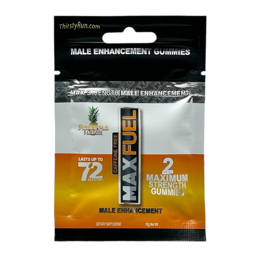 Maxfuel Male Enhancement Gummies - Pineapple (24 Packs. of 2 Gummy Per Pack)