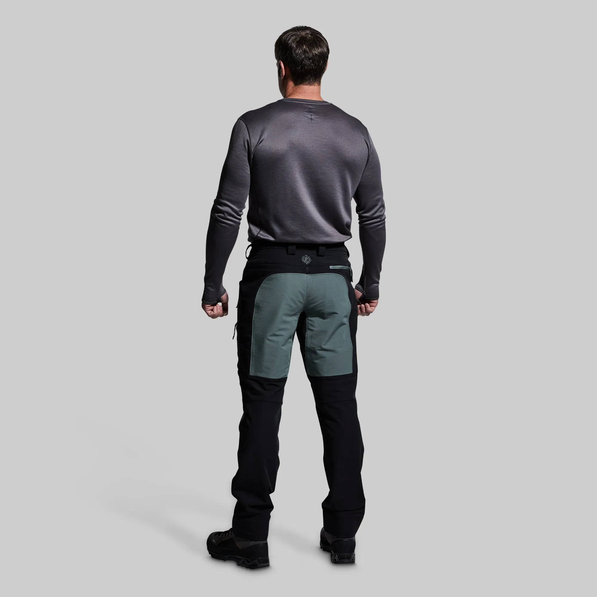 Men's Frontier Pant (Black/Fog Knees)