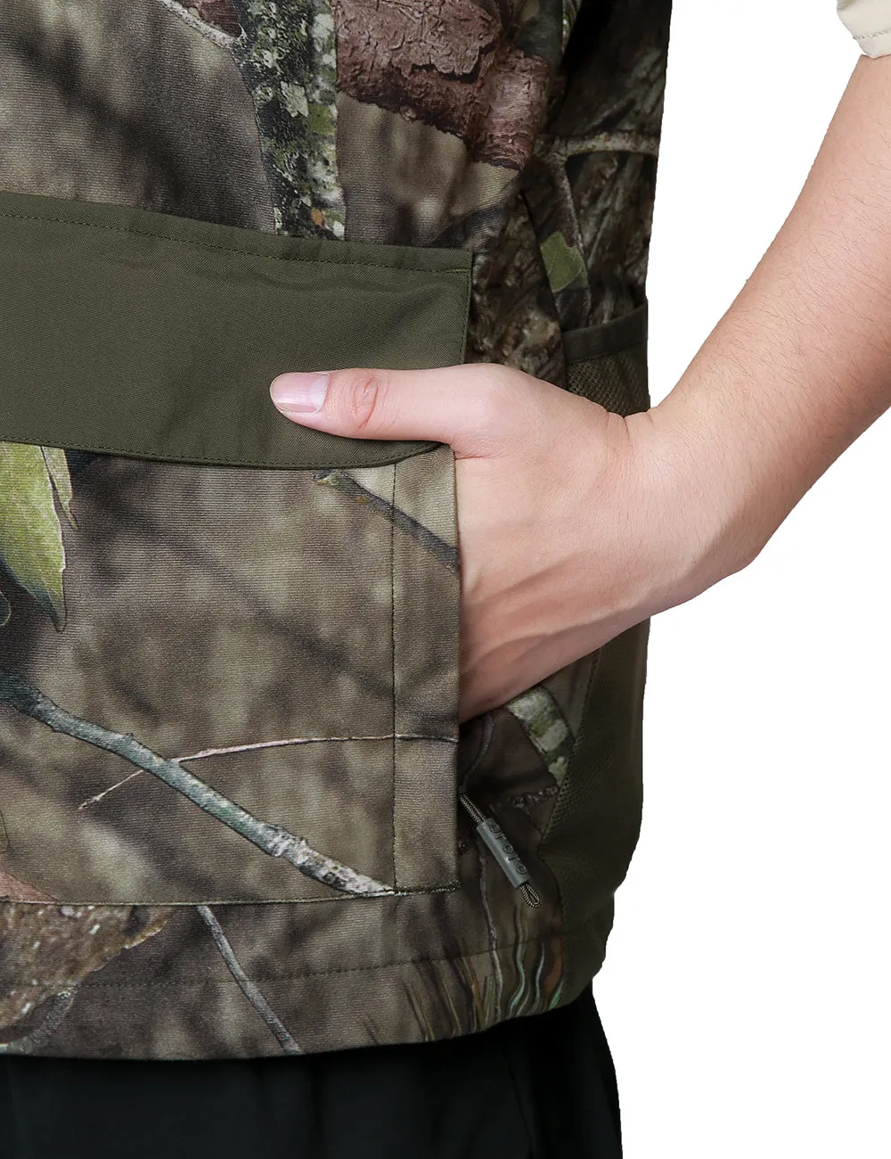 Men's Heated Hunting Vest - Camouflage, Mossy Oak® Country DNA