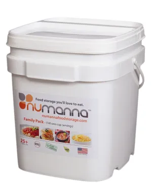 NuManna - Emergency Survival Food Storage Kit - 144 Meals