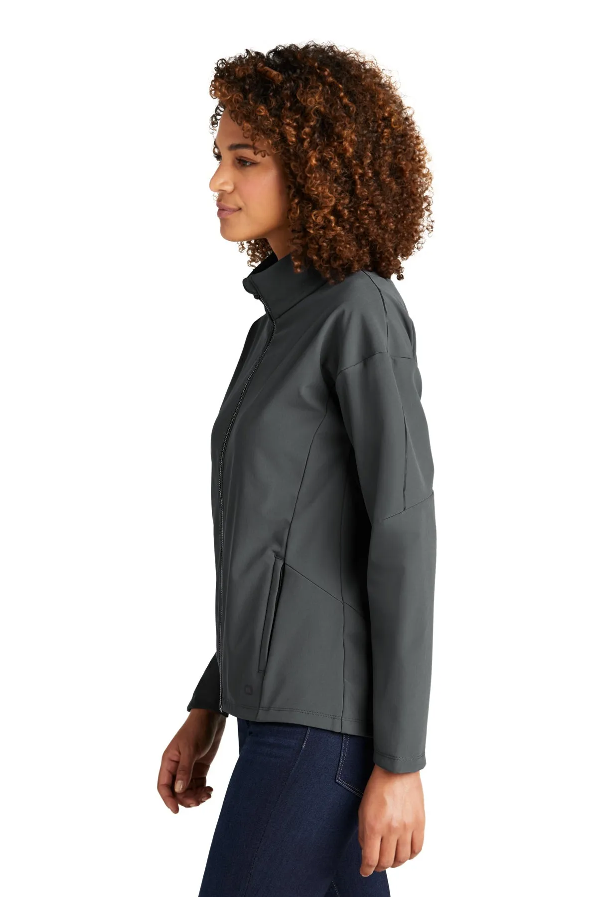 OGIO Ladies Commuter Custom Soft Shell Jackets, Diesel Grey