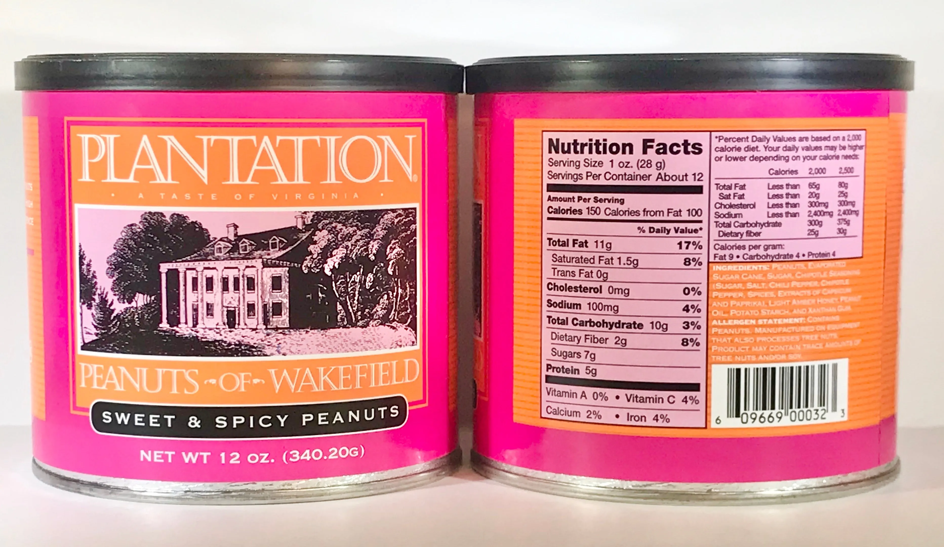 Plantation Peanuts of Wakefield Twin Packs - 2 x 10oz. tins