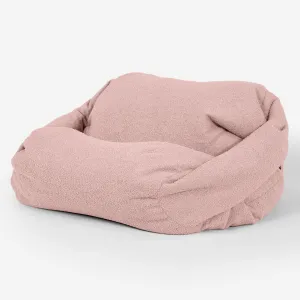 Sabine Bean Bag Armchair - Boucle Pink