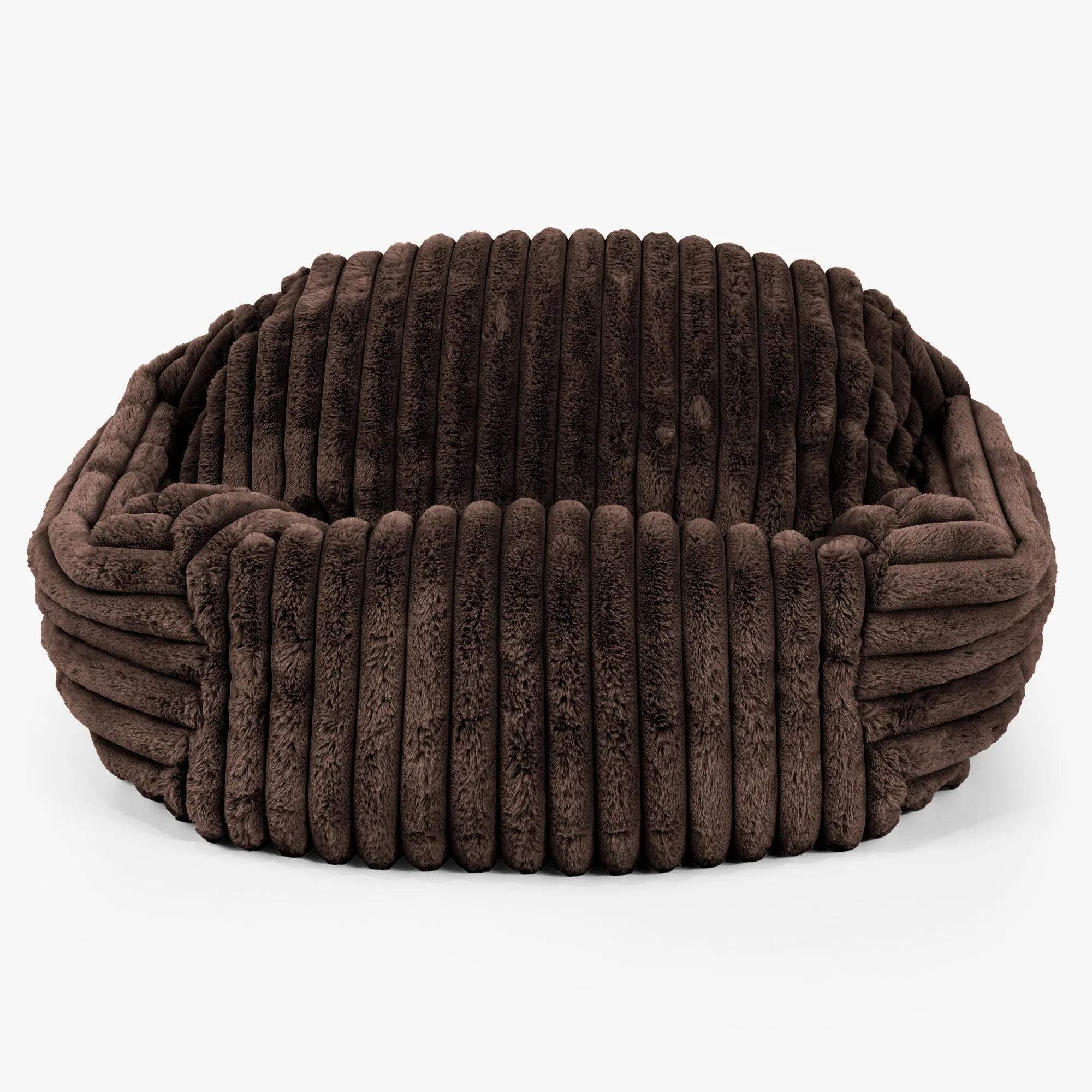 Sabine Bean Bag Armchair - Ultra Plush Cord Sable