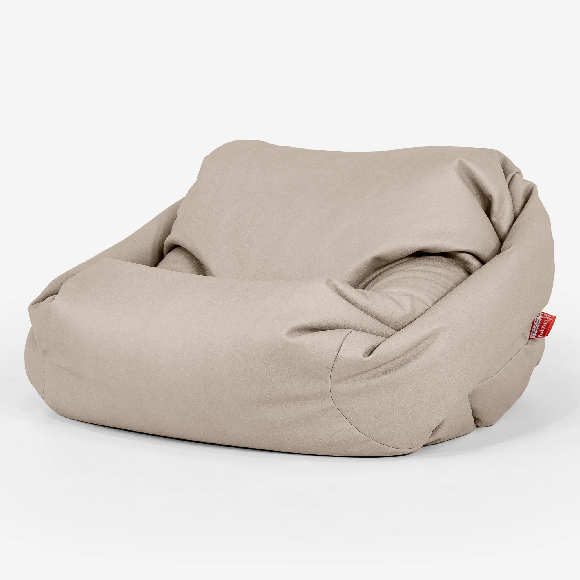 Sabine Bean Bag Armchair - Vegan Leather Ivory