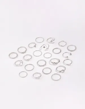 Silver Celestial Ring 24-Pack