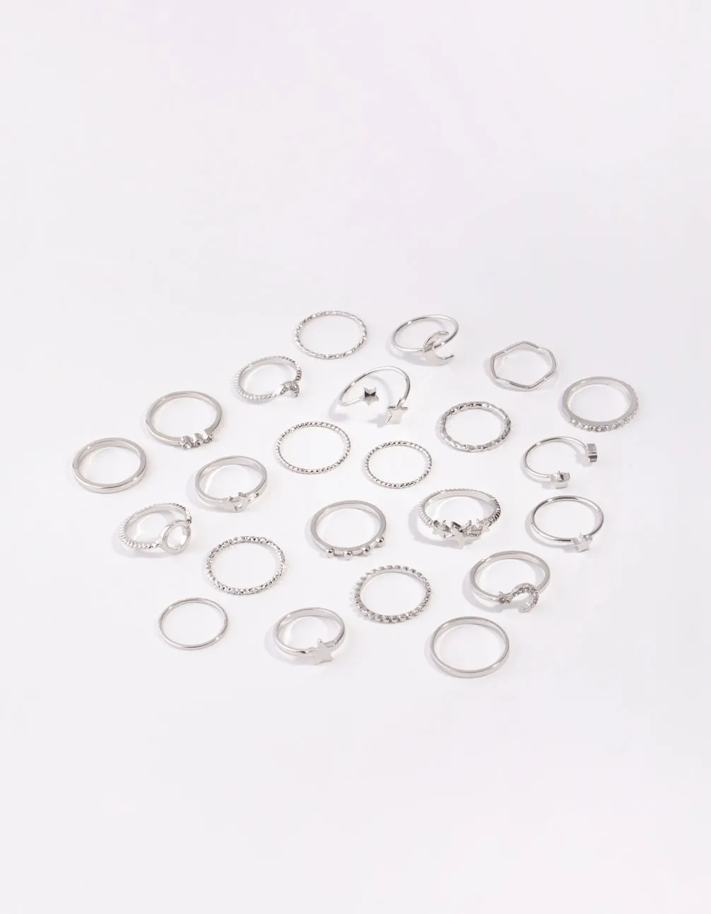 Silver Celestial Ring 24-Pack