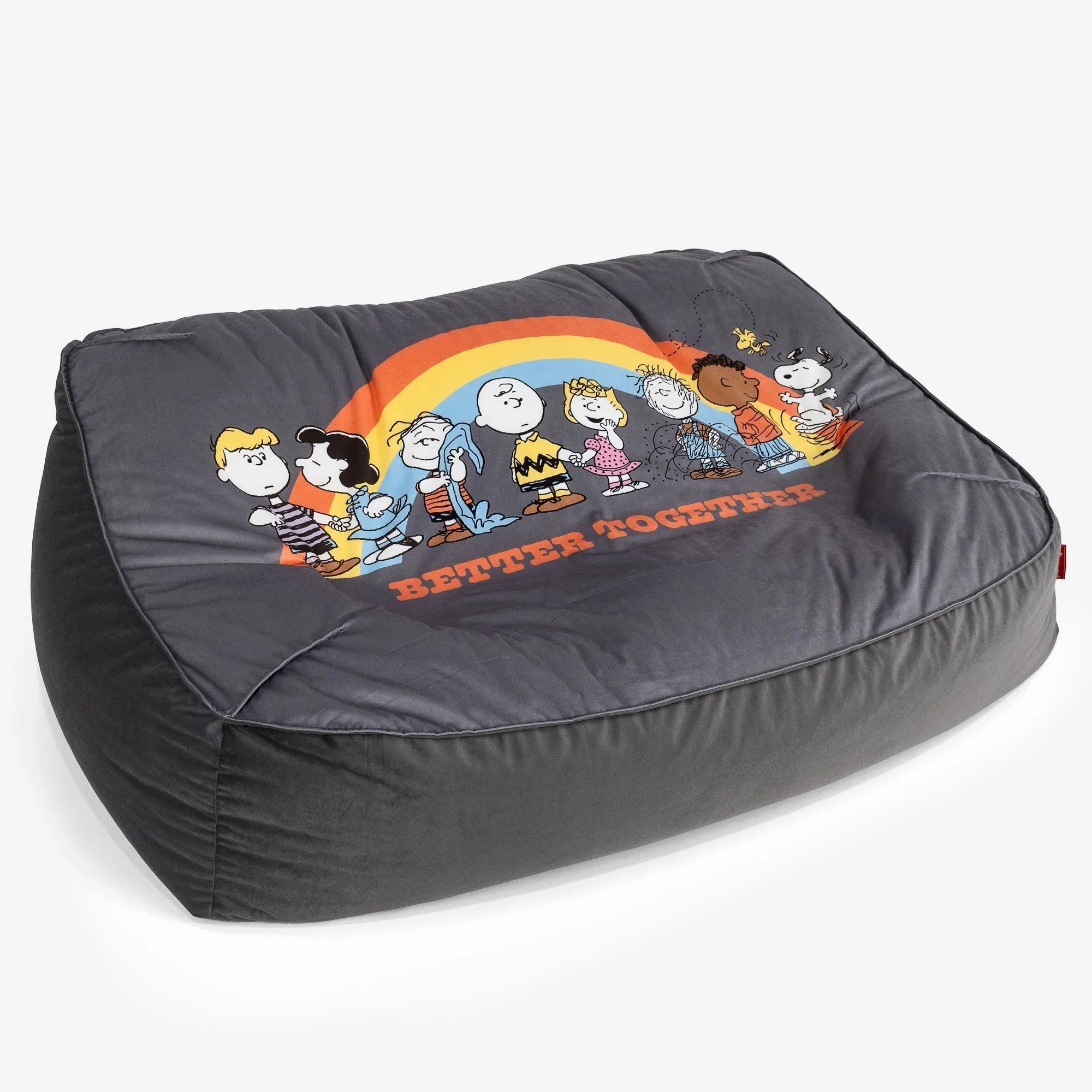 Snoopy Sloucher Bean Bag Sofa - Rainbow