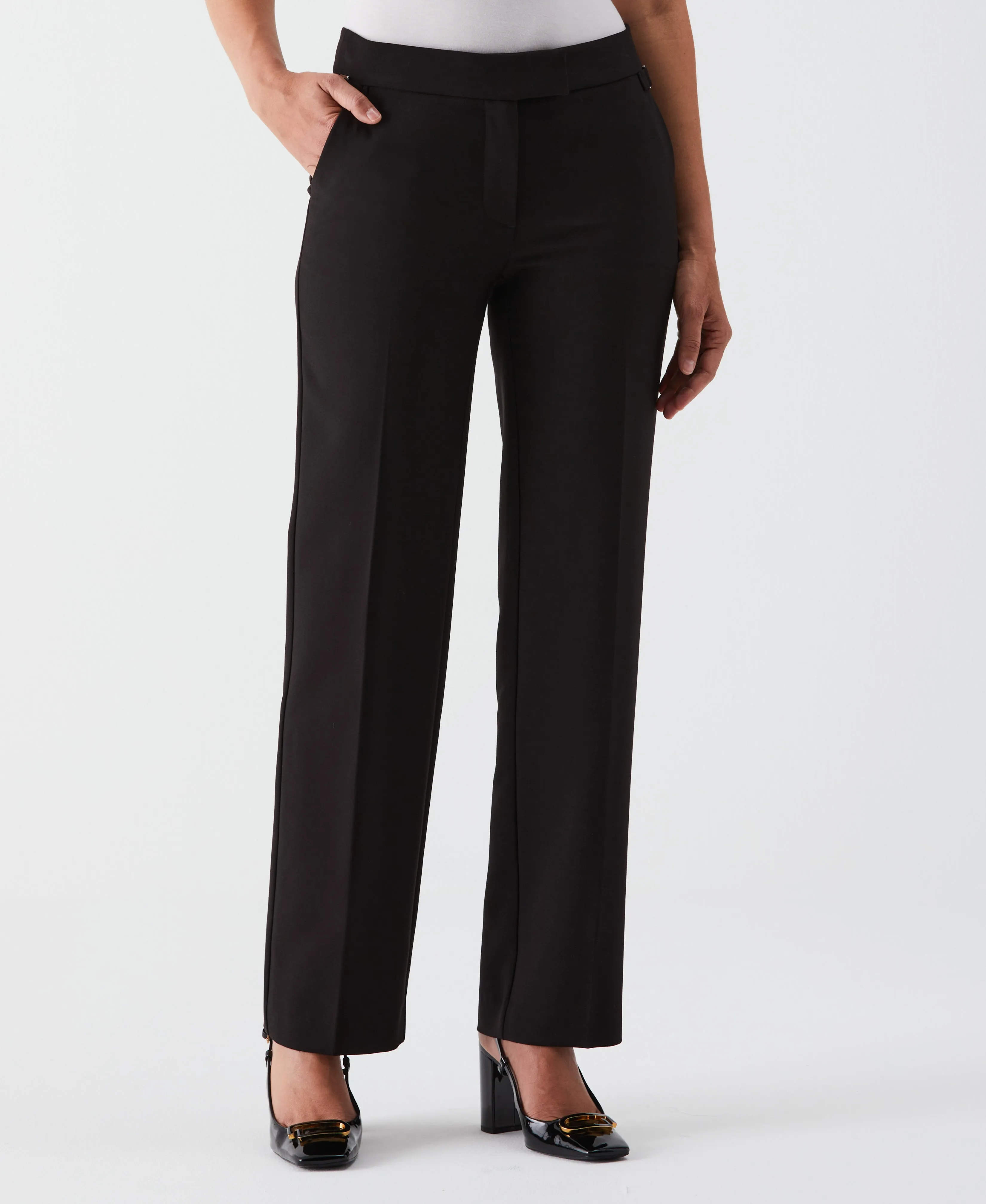 Straight Leg Tab Pant