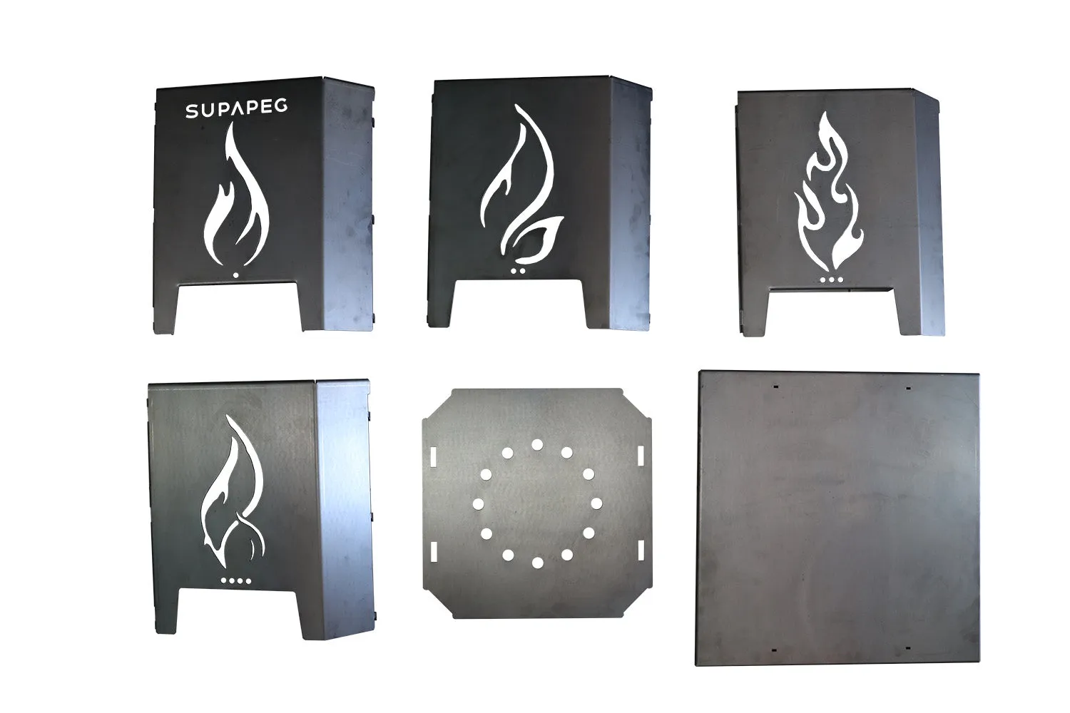 Supa Cube Steel Firepit (Steel) *Minor Blemishes*