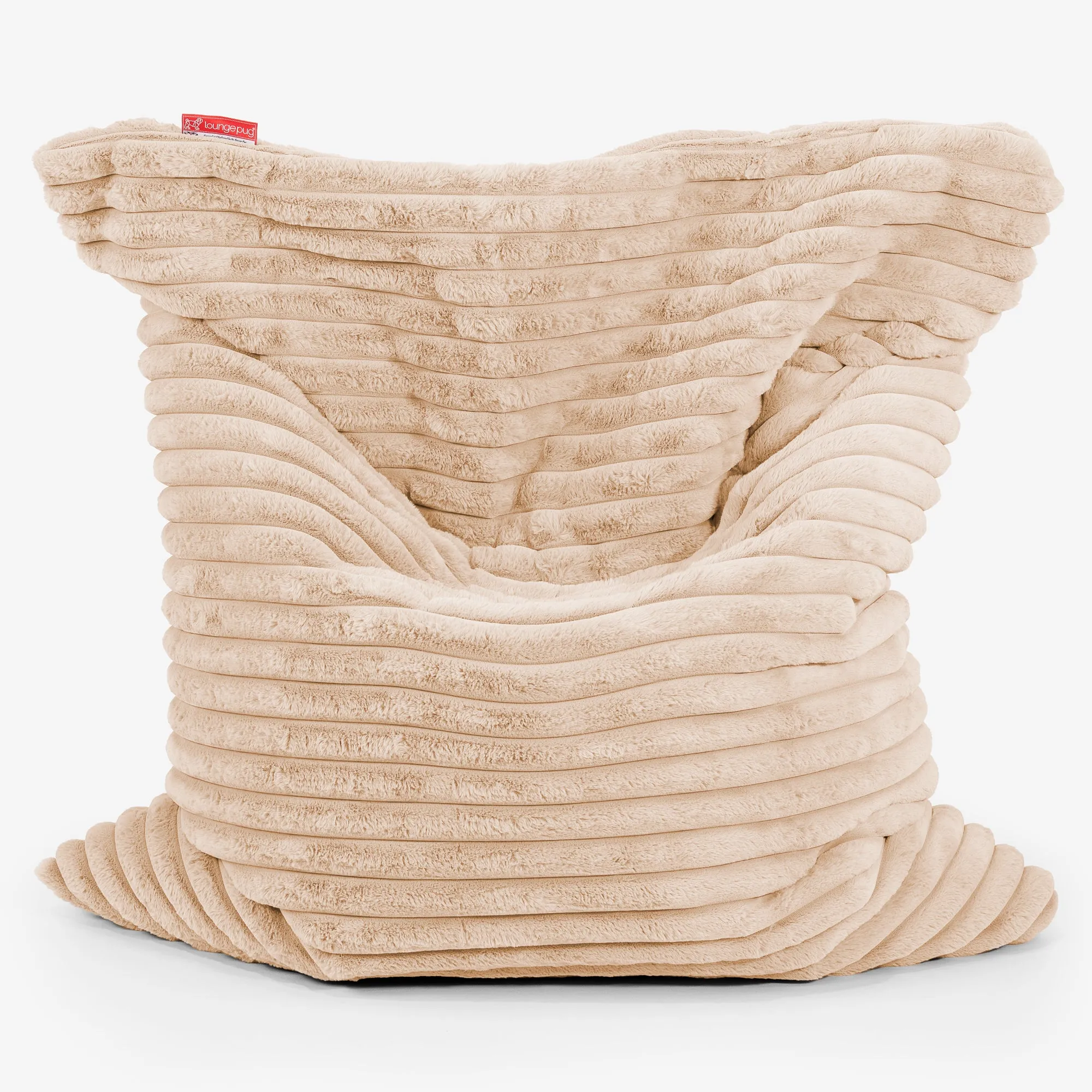 XL Pillow Beanbag - Ultra Plush Cord Peach