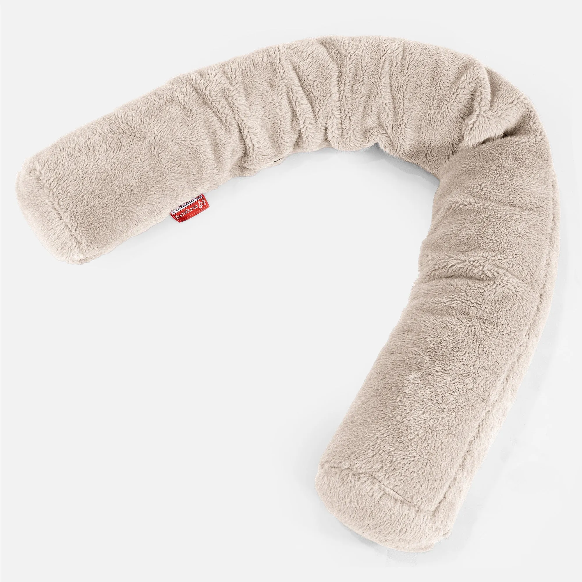 XXL Cuddle Cushion - Teddy Faux Fur Mink